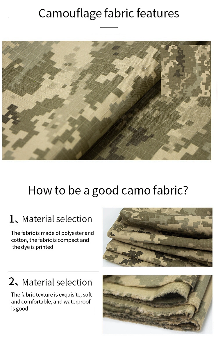 Digital Camo Realtree Waterfowl Cheap Ripstop Military Style Uniform Digital Camouflage Fabric Polyester Cotton Fabric