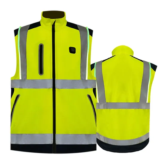Customized Hi Vis Safety Reflective Reversible Padded Vest